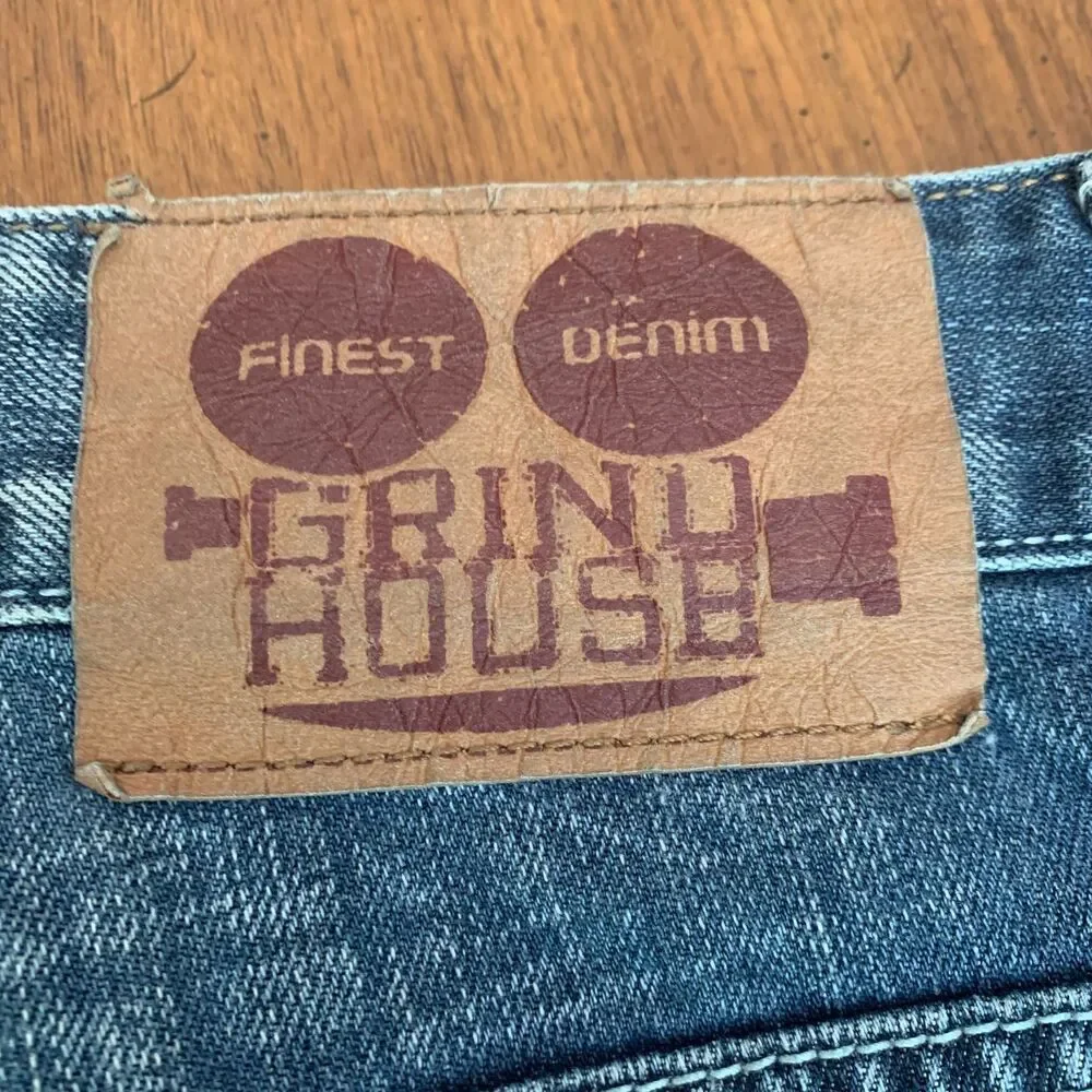 Grindhouse 1106 Men's‎ 38 Blue Denim Jean Shorts Dark Wash NWOT